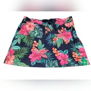 Speedo Women's Tropical Floral Swim Skort XL NWOT